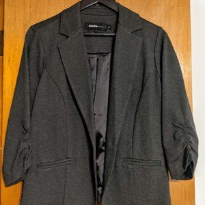Gray stretch blazer